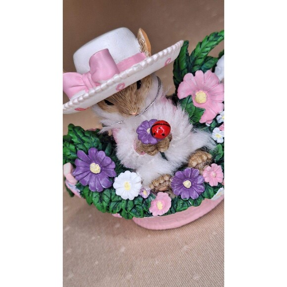 Charming Tails Sweet Smell of A Cure 2007 Collection Pink Mouse #5327A - Picture 5 of 11